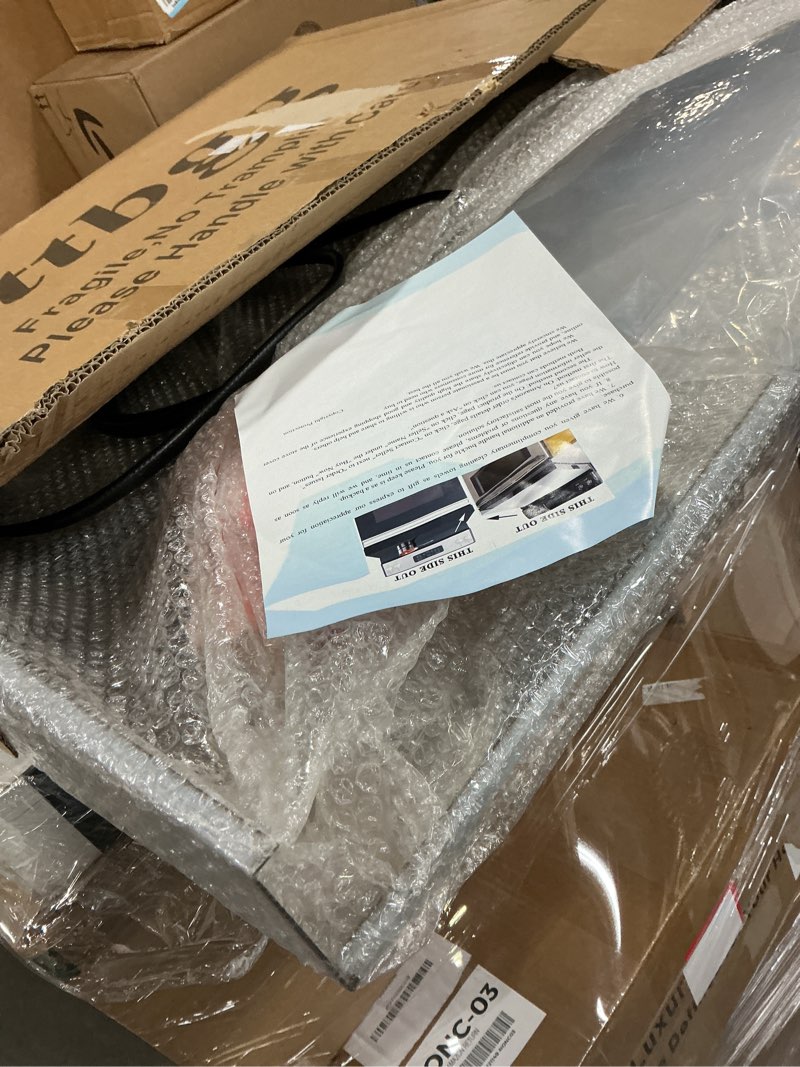 Condition photo showing New/Like New for Stainless Steel Gas Stove Top Cover, Noodle Board Cooktop Cover, Kitchen Organizer for Gas and Electric Stove Range Expanding Kitchen Space, Large Size 36"x 23.6"x3", Sliver 36"L x 23.6"W Sliver