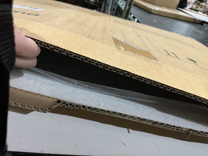Condition photo showing Good Condition for 24" x 30" stainless steel backsplash for stove - ultra flat metal splatter guard for kitchen wall, stove backsplash panel with 4 pre-drilled holes, easy install silver 29.5" x 24"
