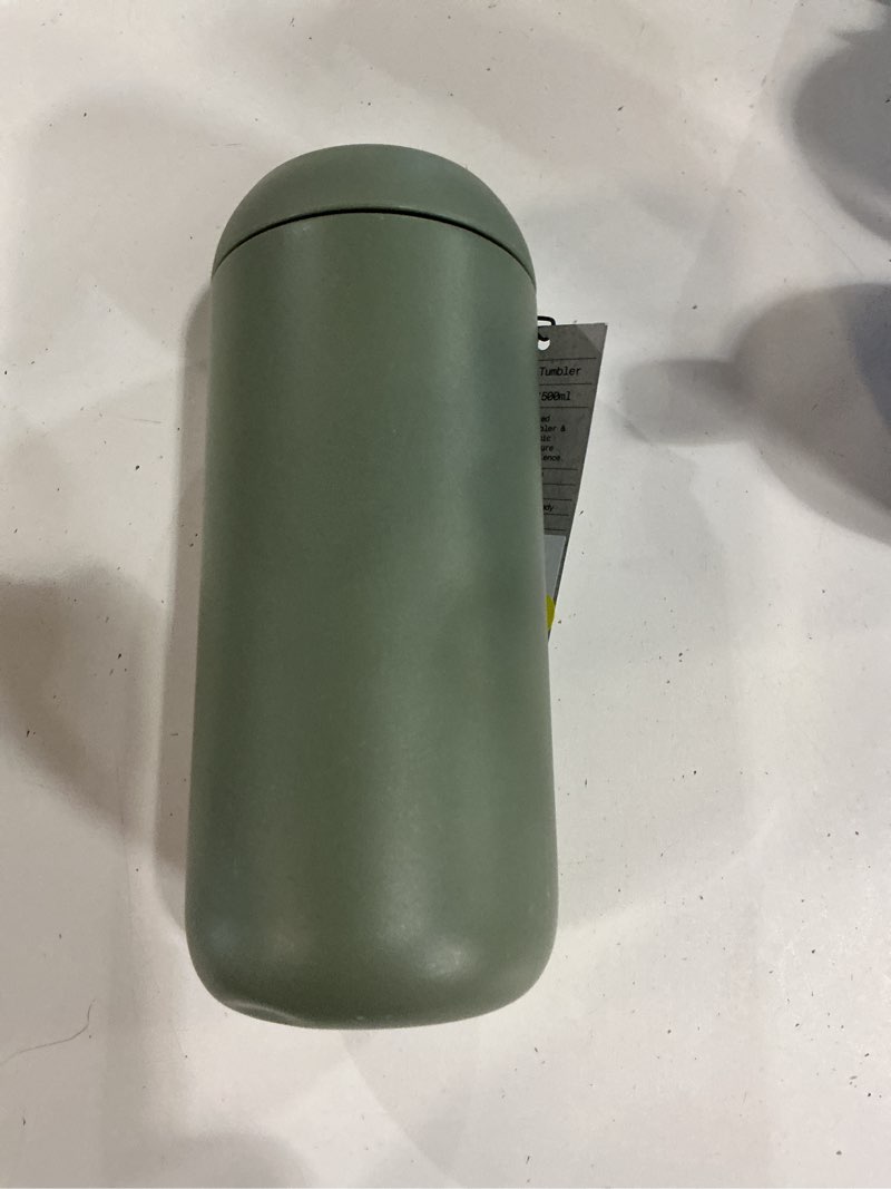 Condition photo showing New/Like New for bink 17 oz sip tumbler - camo olive green