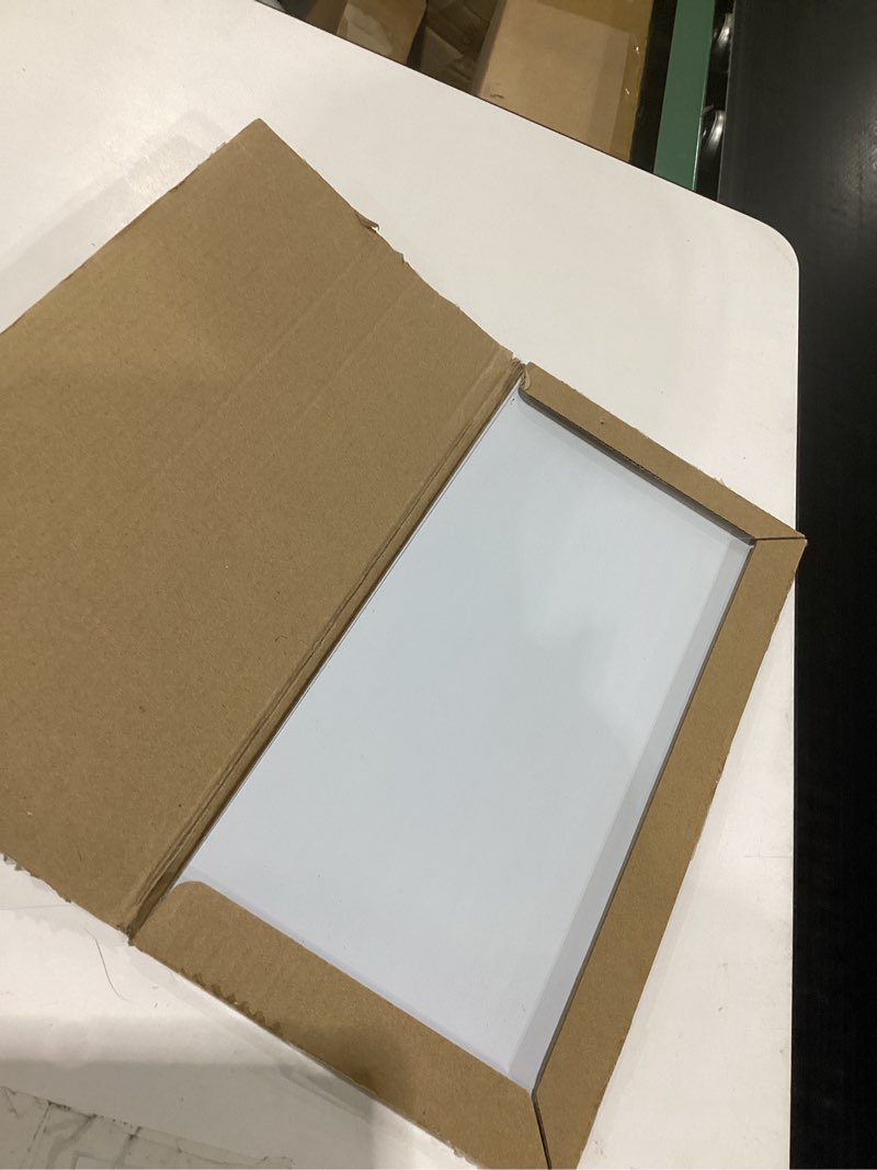 Condition photo showing Good Condition for 2pcs 430 stainless steel sheet metal 6" x 12" x 1/32" inch metal plates for magnetic mount board wall 20ga(0.80mm) 430 stainless steel shim stock plates metal sheets for crafting, kitchen, office 6" x 12" x 1/32" 2