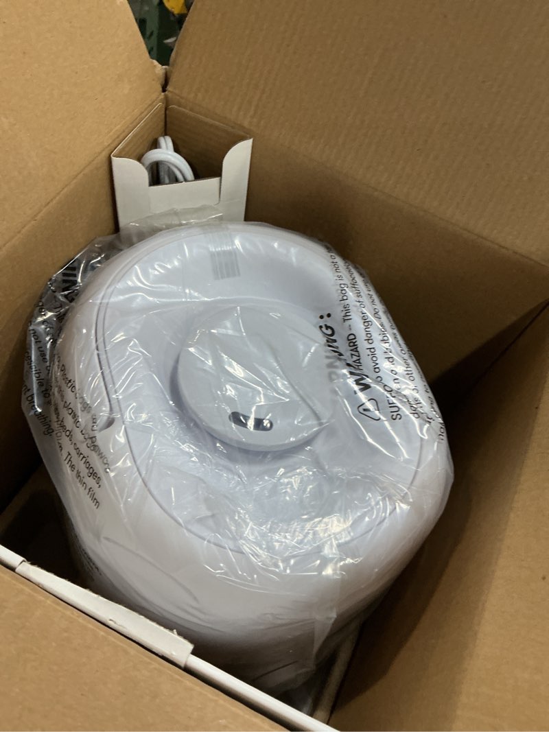 Condition photo showing Good Condition for frida baby 3-in-1 cool mist humidifier for large rooms, top fill humidifier for bedroom, allergy relief, 60 hour runtime + nightlight, auto shut-off, quiet, carry handle, essential oil diffuser