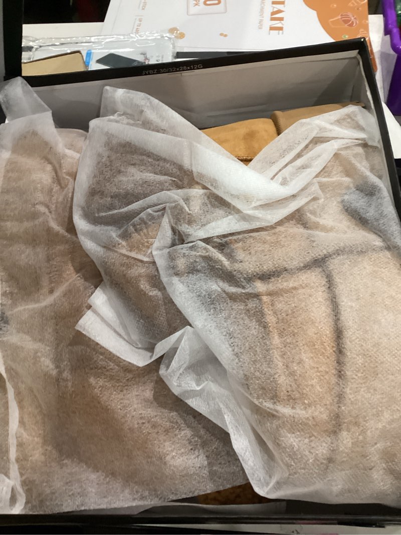 Condition photo showing New/Like New for Platform Winter Boots For Women: Platform Boots Lace Up Zipper Chunky Heels Cozy Warm Snow Short Boot 9 Chestnut