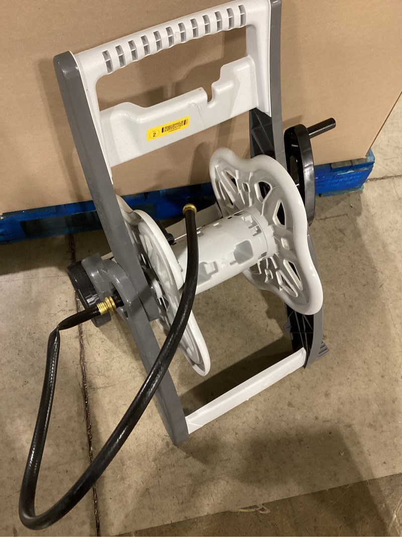 Condition photo showing As Is for suncast hosemobile plastic cart hose reel