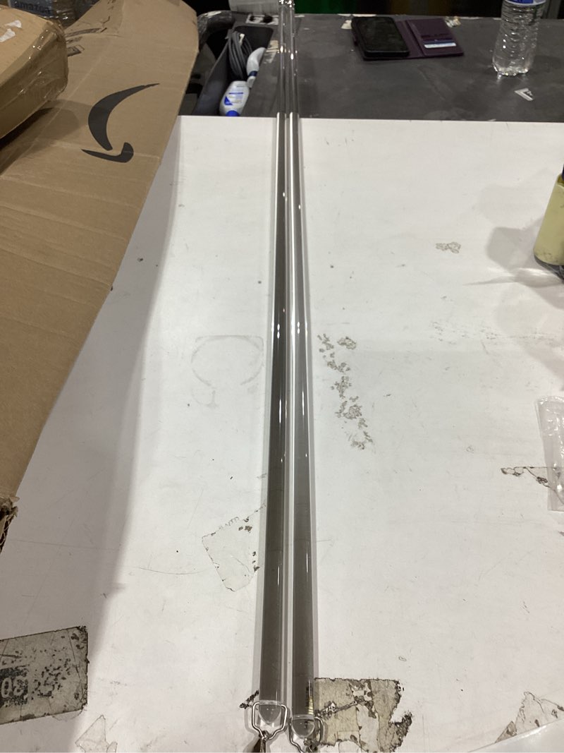 Condition photo showing Good Condition for curtain pull wand,30 inches acrylic clear curtain rod with hook ideal for high hanging curtain opening-closing(clear, 2pcs) clear 2 pack