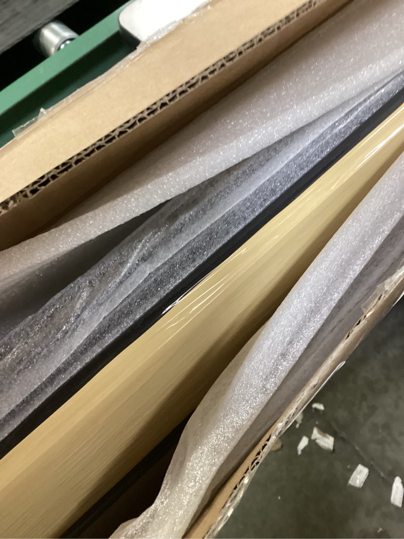 Condition photo showing Good Condition for Art3d Wall Baseboard Molding Trim 8-Pack of 56 x 3.2 in., High Impact Polystyrene Skirting Board - Installed with Glue - Black Black-1