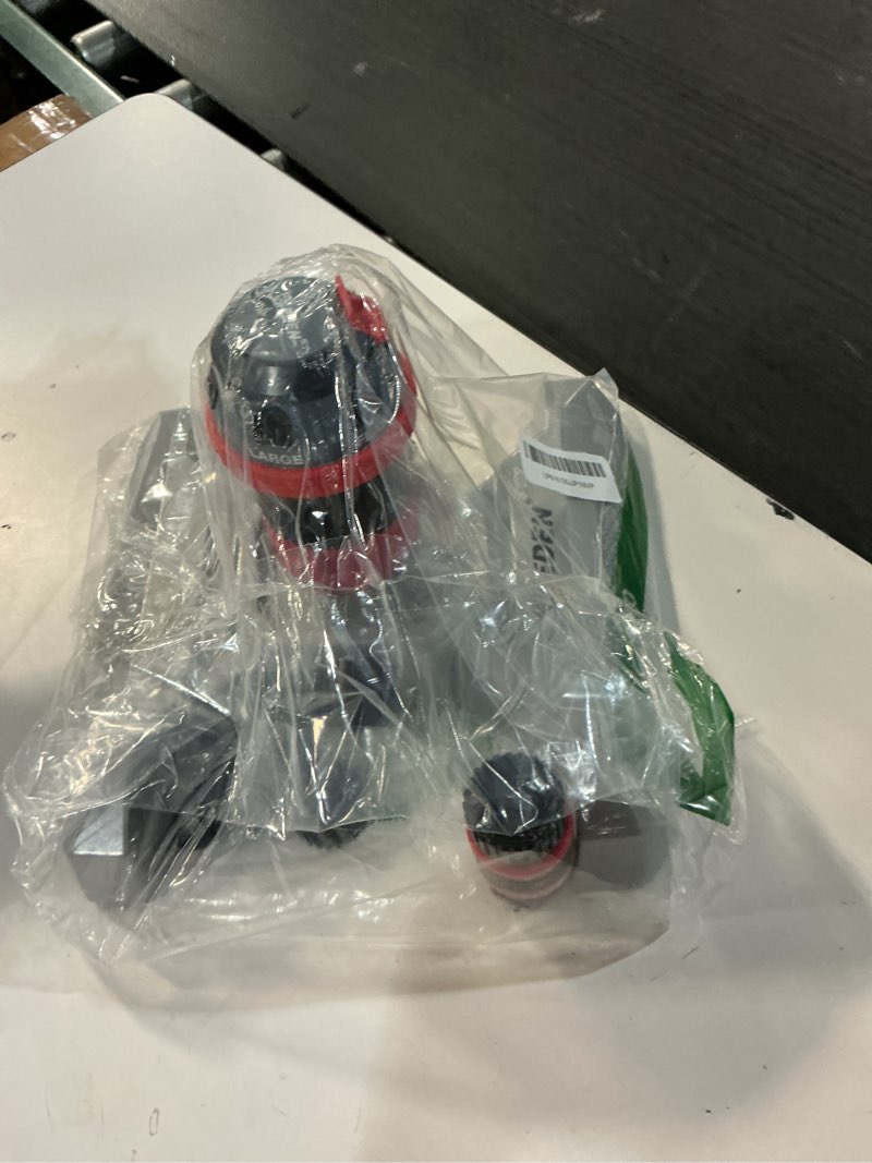 Condition photo showing Good Condition for 1 pack eden 96122 metal base 6-pattern rotary gear drive sprinkler | quiet operation, adjustable range, 5°- 360° coverage, flow-through design for customized watering, quick connect starter set included lawn sprinkler 6-pattern metal base