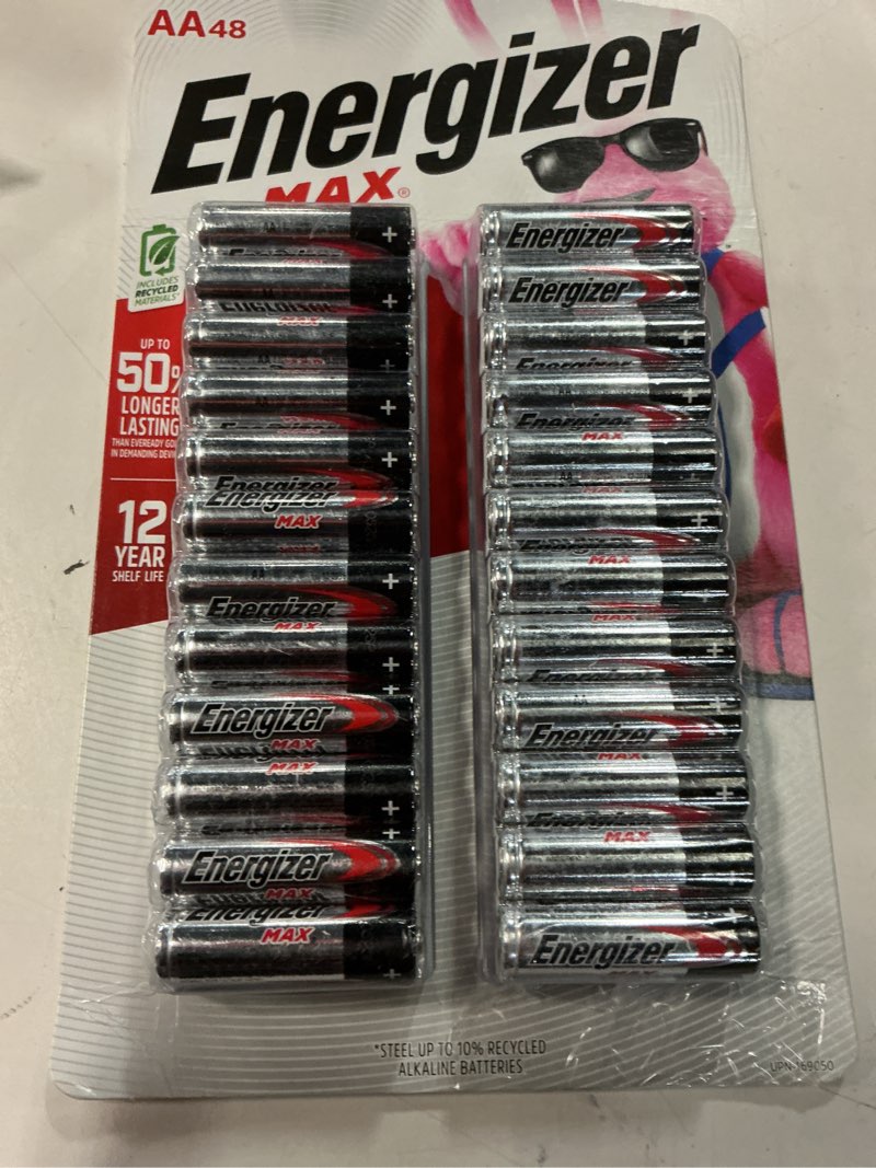 Condition photo showing New/Like New for energizer max alkaline aa batteries  48-pack