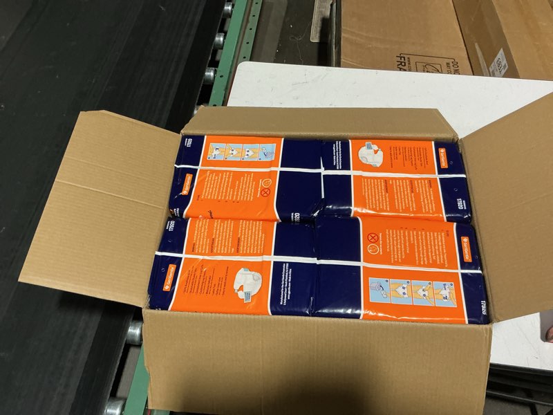 Condition photo showing New/Like New for 3xl adult diapers for women and men - case of 32 bariatric disposable briefs with tabs and stretchable side panels - breathable with max absorbency 1 case