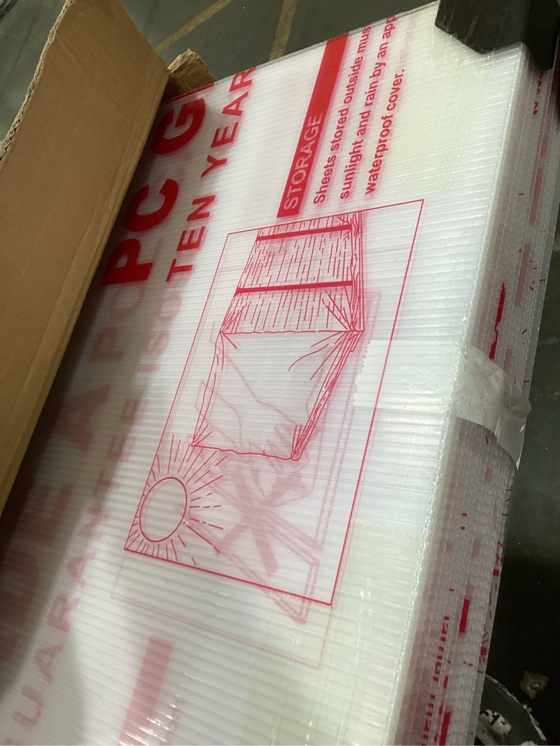 Condition photo showing As Is for 20 plexiglass sheets 1/8 inch thick, 24\"x36\" plexi glass panel,plastic sheet for crafts,signs, display cases, sneeze guard, cut with engraver,power saw or hand tools 24\"x36\", 1/8\" thick 3