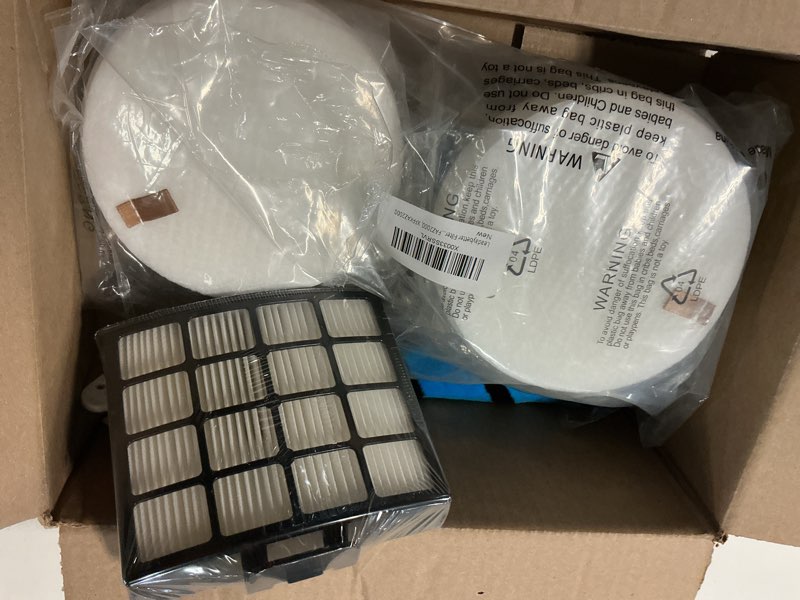 Condition photo showing Good Condition for leadaybetter filter replacement for shark az2000 uv2500 az2002 az2000w az2001amz vertex duoclean powerfin, part xhfaz2000 xffkaz2000#1483fc2000, 2 + 4 filters, 1 soft brushroll