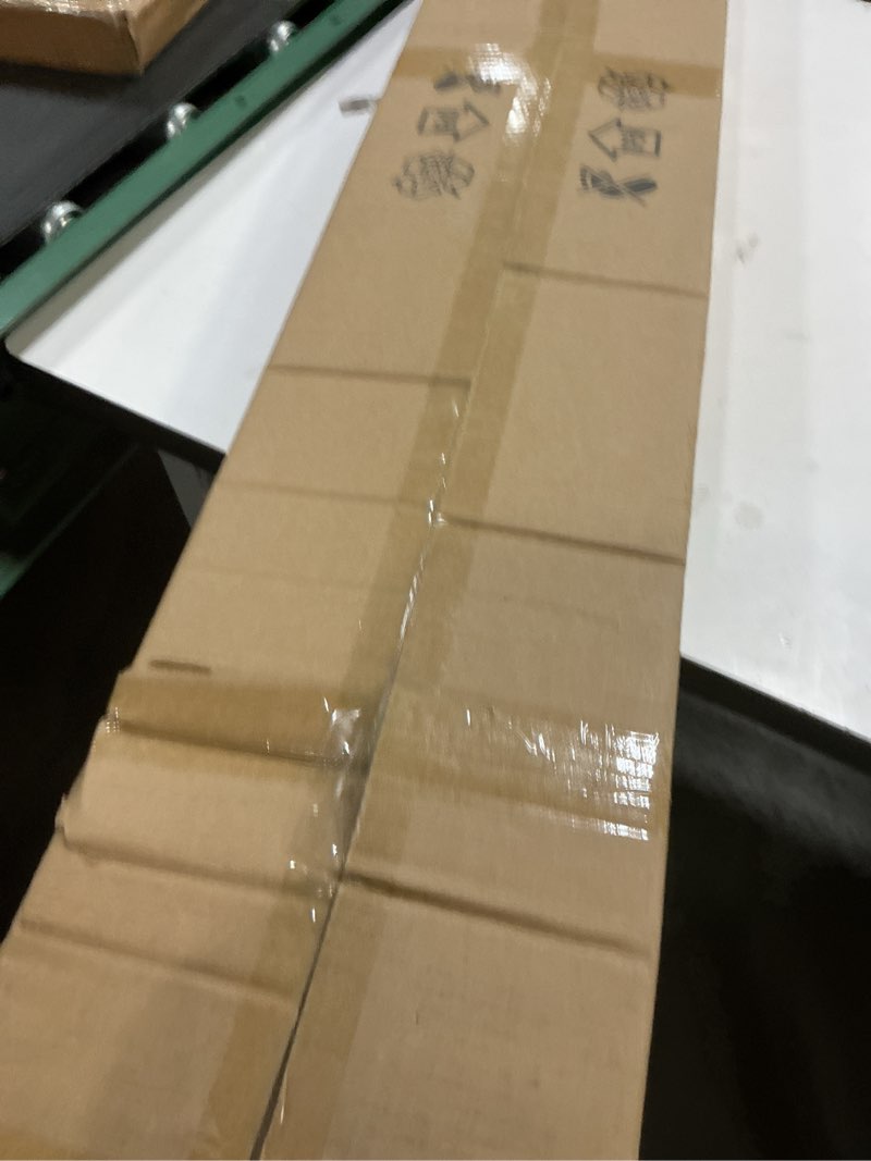 Condition photo showing New/Like New for Modern Ceiling Pendant Light,47in LED Black Linear Ceiling Chandelier Light Dining Room,Living Room,Warm & Cool, Neutral Light,Aluminum Island Lighting Hanging Pendant Light for Kitchen C-Black 47 inch