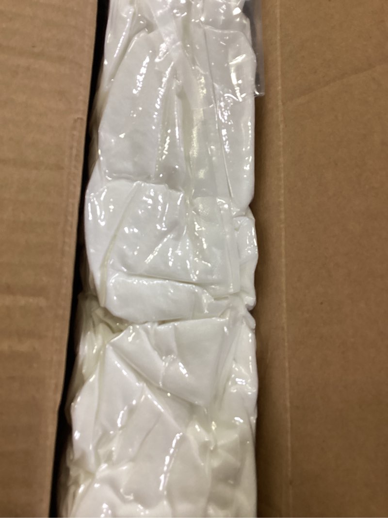 Condition photo showing New/Like New for upholstery quilting batting, 1/2 inch thick dacron polyester cushion wrap for foam padding, diy projects, crafts, furniture stuffing 48" wide × 5 yards