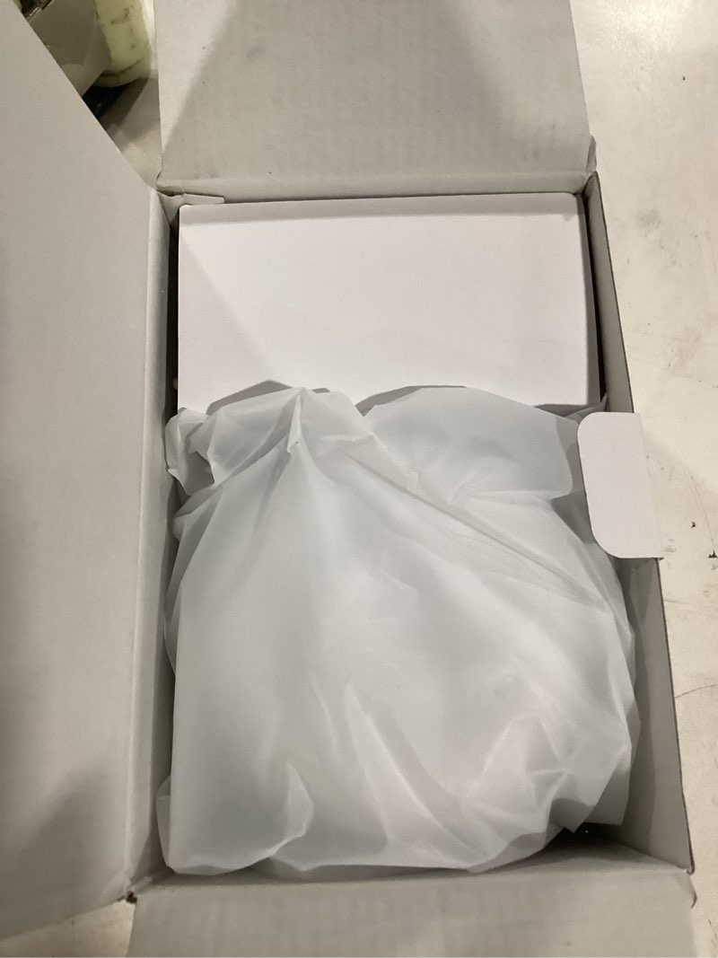 Condition photo showing As Is for Ultrasonic Retainer Cleaner Machine 48kHz Denture and Aligner Cleaning Pod for Mouth Guards Night Guards Dental Trays Braces Toothbrushes Jewelry with 200ML Capacity (White)