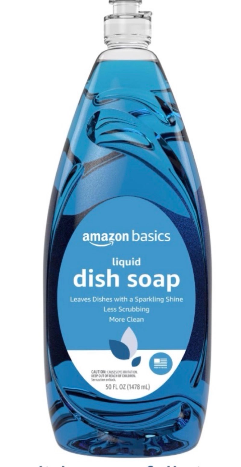amazon basics dish soap, fresh scent, 50 fl oz, pack of 1