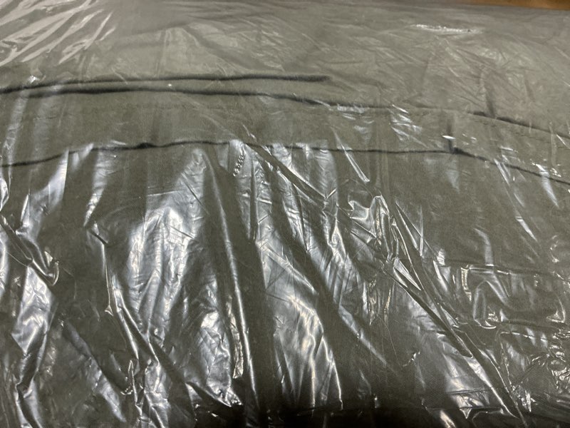 Condition photo showing Good Condition for organic brushed cotton sheet set, queen, dusty olive