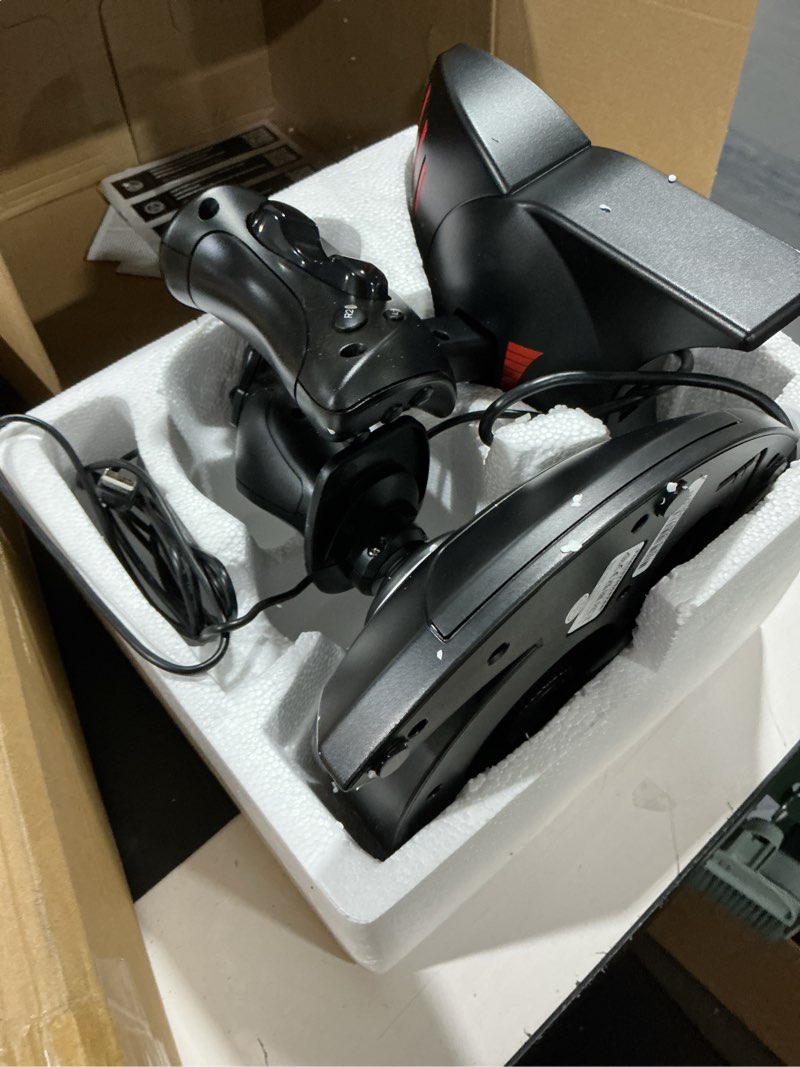 Condition photo showing Good Condition for thrustmaster t-flight hotas x flight throttle stick control  ps3 and pc