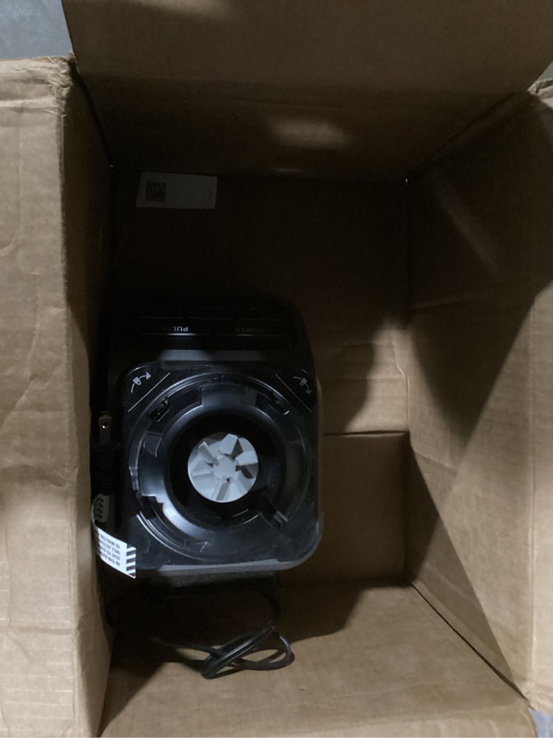 Condition photo showing As Is for Ninja BL610 Professional 72 Oz Countertop 1000-Watt Base and Total Crushing Technology for-Smoothies, Ice and Frozen Fruit, Black, Blender + Pitcher