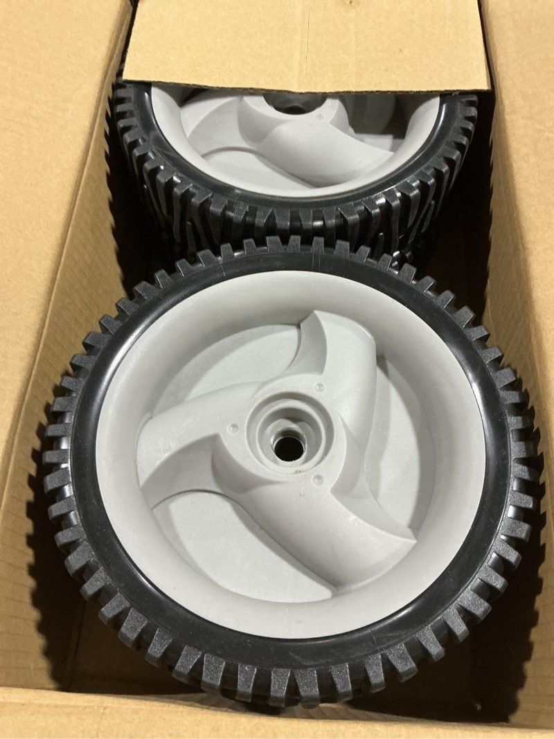 Condition photo showing As Is for cheemuii 4 pack 583719501 lawn mower wheels kit 8" push mower front drive wheels replace for 532403111 194231x460 401274x460 532402657 etc 8iin-4pcs gray