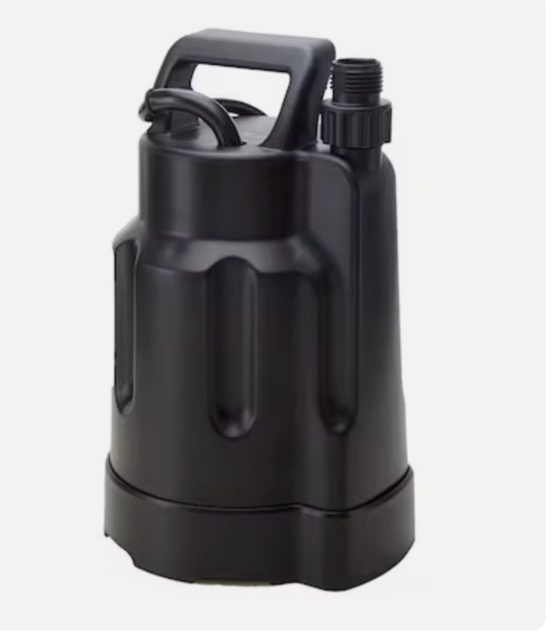 Utilitech SW1110C 1/3-HP 115-Volt Thermoplastic Submersible Utility Pump NEW 