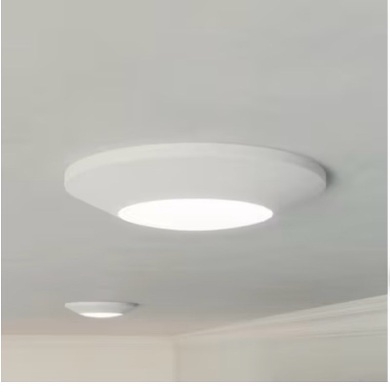 100+ bought last week Progress Lighting CCT LED 1 -Light 5.5-in White Integrated LED Flush Mount Light