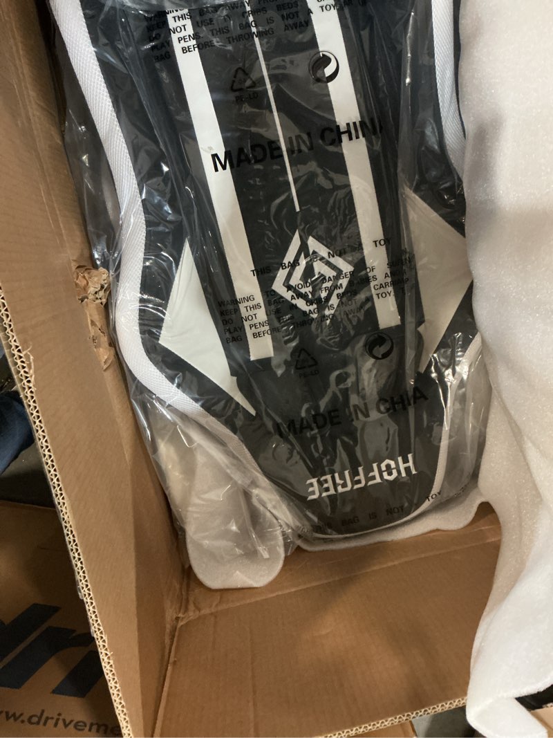 Condition photo showing New/Like New for HOFFREE Gaming Chair Massage with LED RGB Lights and Footrest Ergonomic Computer Chair High Back Video Game Chair with Adjustable Lumbar Support Linkage Armrest White and Black White + Black