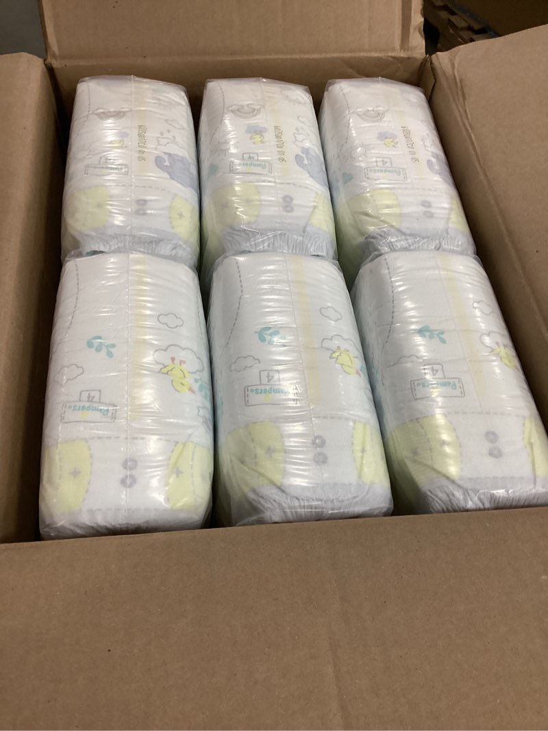 Condition photo showing New/Like New for pampers swaddlers diapers size 4  150 count (select for more options)