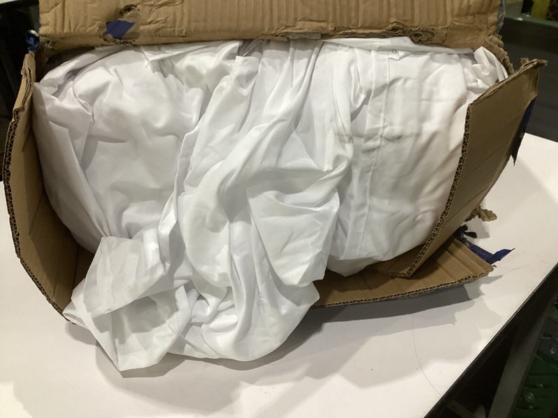 Condition photo showing As Is for bulk case pack of 12 sheet sets - (12) complete queen size sheet sets with deep pockets - wholesale bulk bedding for hotels, spas & airbnbs - breathable, cooling, soft & wrinkle free - (queen, white) queen (pack of 12) 01 - white