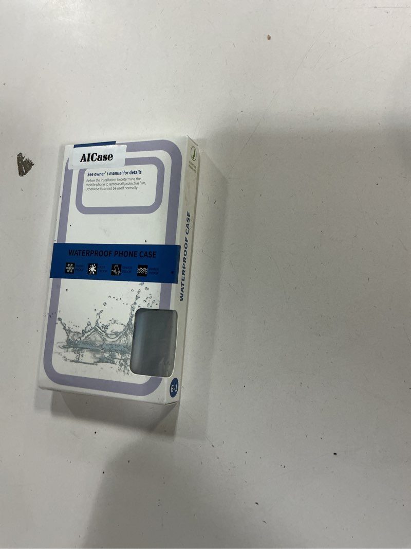 Condition photo showing New/Like New for AICase Waterproof Phone Case,Universal Self-Check Function Underwater Pouch Dry Bag Beach Travel Essentials Tech Gadgets Floating Shower Snorkeling for iPhone 15 14 13 12 X/XS/Se/Mini for 6.1" Universal Self-Check Waterproof Diving Case Black_Only for iphone 6.1"