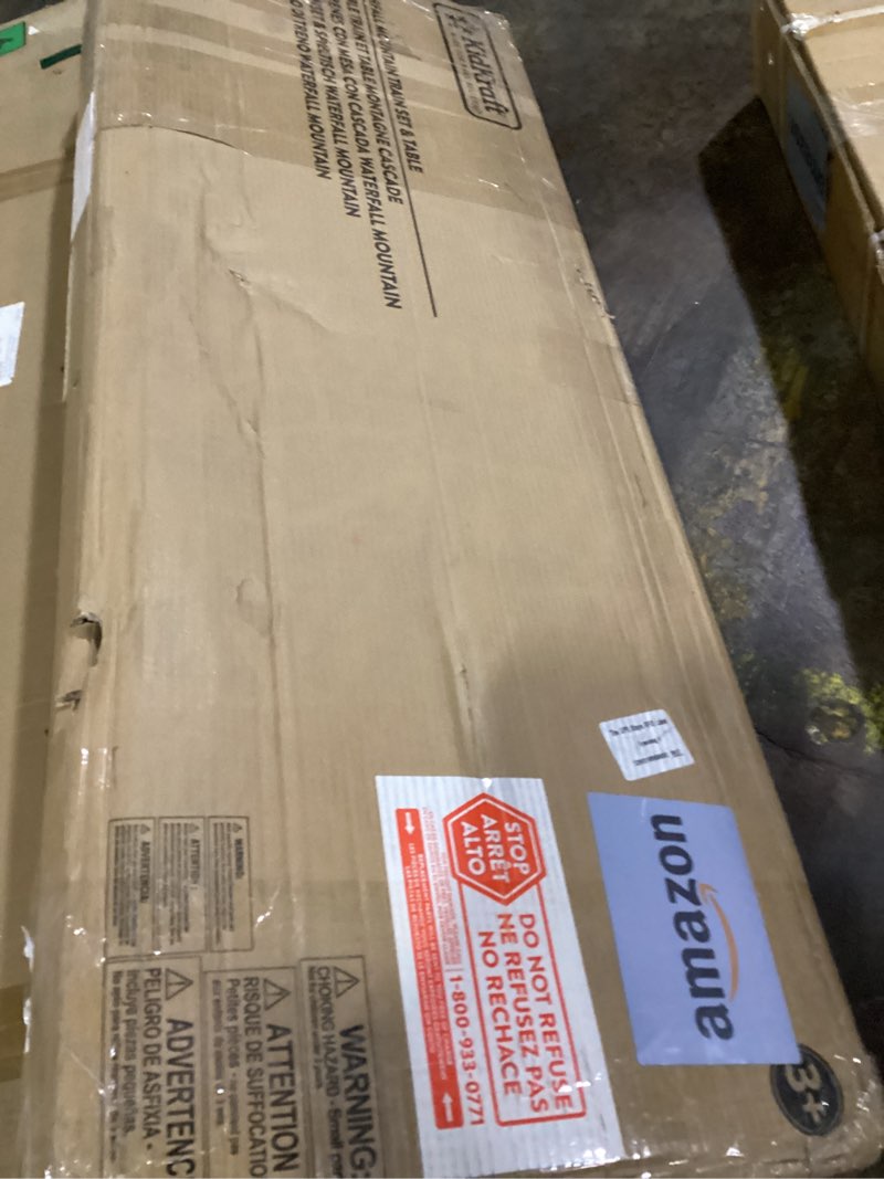 Condition photo showing Good Condition for KidKraft Waterfall Mountain Wooden Train Set & Table with 120 Pieces  3 Storage Bins