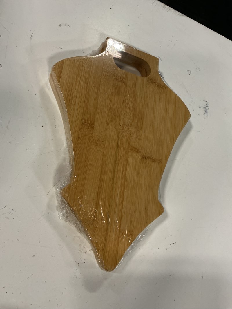 Condition photo showing New/Like New for Covzoe 2 Pack Christmas Charcuterie Board, Bamboo Christmas Tree Cutting Chopping Board with Handle, Cheese Board Serving Platters for Party Snack Vegetable Fruit Salad Xmas Gifts, 15.7" x 11" x 0.6"