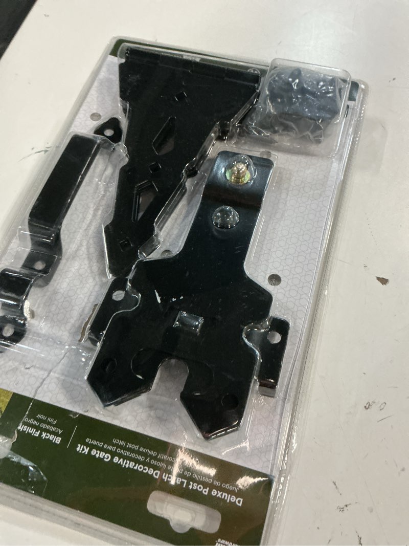 Condition photo showing New/Like New for national hardware n109-306 v8420 deluxe strap hinge gate kit in black