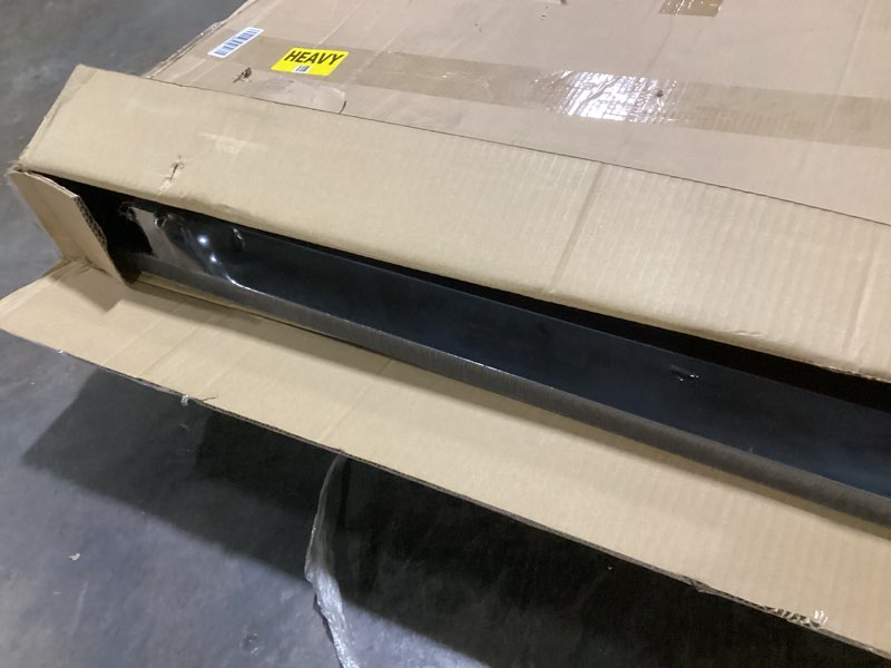 Condition photo showing As Is for Folding Drywall Dolly w/ 5" Swivel Casters, 44.5" x 22" x 40" Plywood Cart w/ 2000 LBS Load Capacity, Portable Panel Truck Cart for Handling Plywood, Plasterboard, Glass Red Wheel