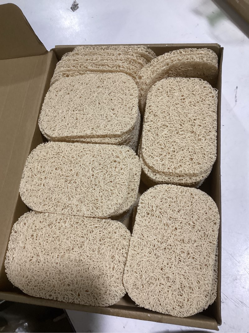 Condition photo showing Good Condition for soap savers pads draining lift pad bar dish soap saver holder accessories draining mat for shower kitchen bathroom travel hotel cleaning(beige,80 pcs) beige 80