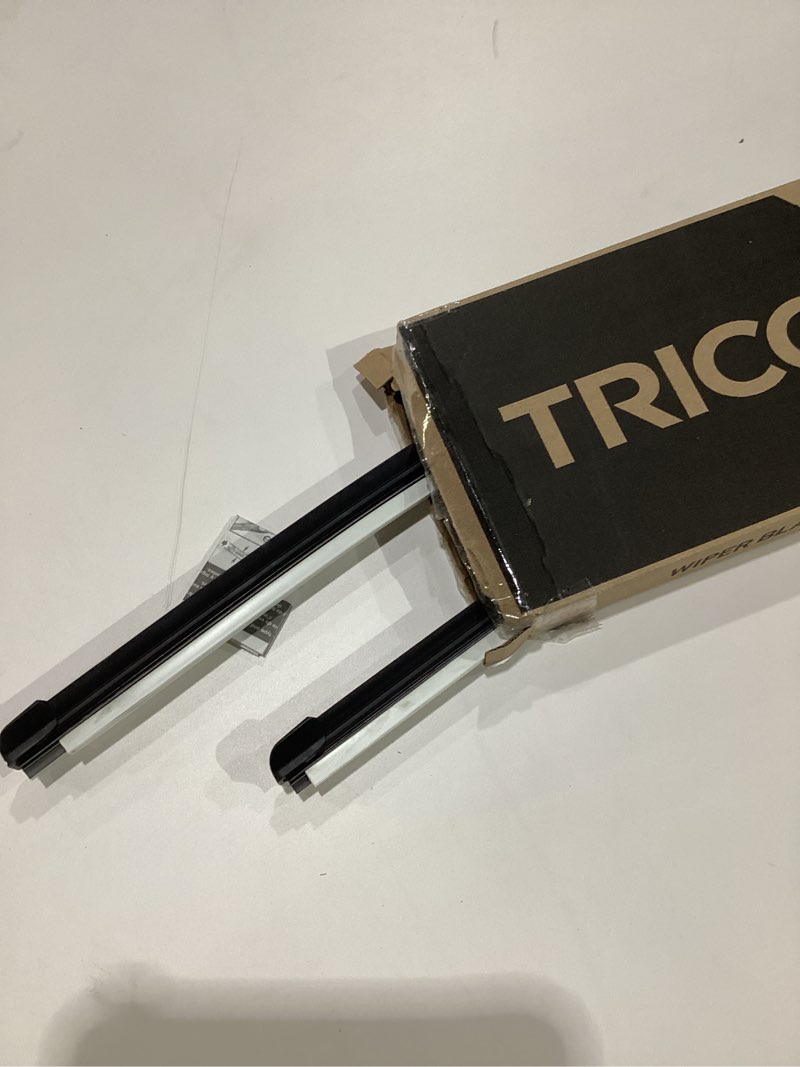 Condition photo showing As Is for TRICO Diamond 26" + 25" Premium Automotive Replacement Windshield Wiper Blades (Set of 2), Passenger and Driver Side All-Weather Beam Wiper Blades for Select Vehicle Models 26" + 25" Pair Pack