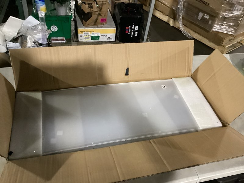 Condition photo showing Good Condition for vincidern 3pcs acrylic square pedestal stand for party, clear lucite display pedestal for flowers, sculptures, cake, wedding, events, art gallery, party decor 31.5*11.8''(l), 27.6*11.2''(m), 23.6*10.2''(s) 3pcs-acrylic