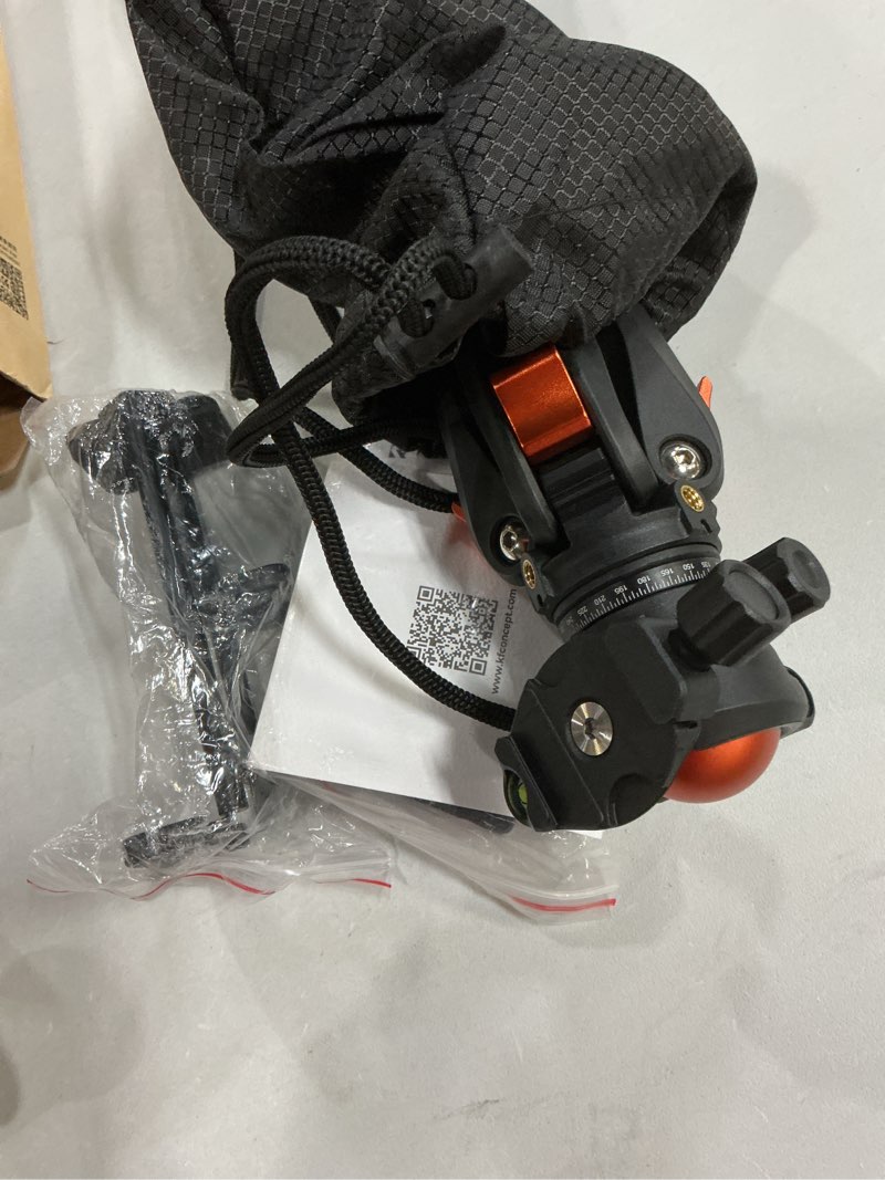 Condition photo showing Good Condition for k&f concept 63" aluminum travel tripod for camera/phone, 2.6 lbs compact lightweight with arca ball head, 22 lbs max load heavy duty for dslr mirrorless iphone video recording 63 inch ball head