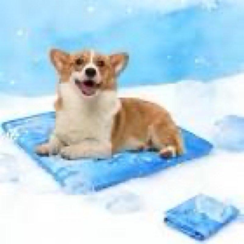 dog cooling mat 2.0, universal pet cooling pad, double-sided durable water-resistant, portable and easy to clean, suitable for all pets, keep your pet cool indoors and outdoors (47.5" x 29.5")