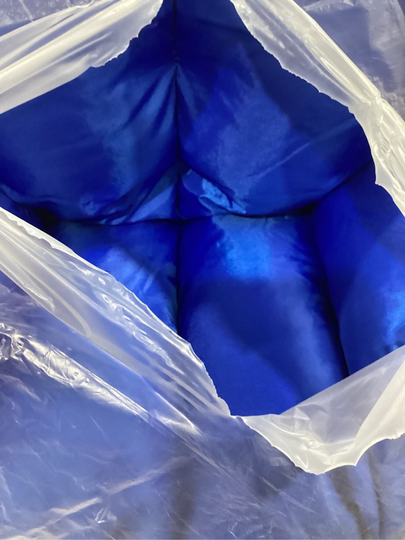 Condition photo showing New/Like New for Big Joe Milano Beanbag Chair Kid's Sapphire Smartmax Sapphire Smartmax Kid's Milano