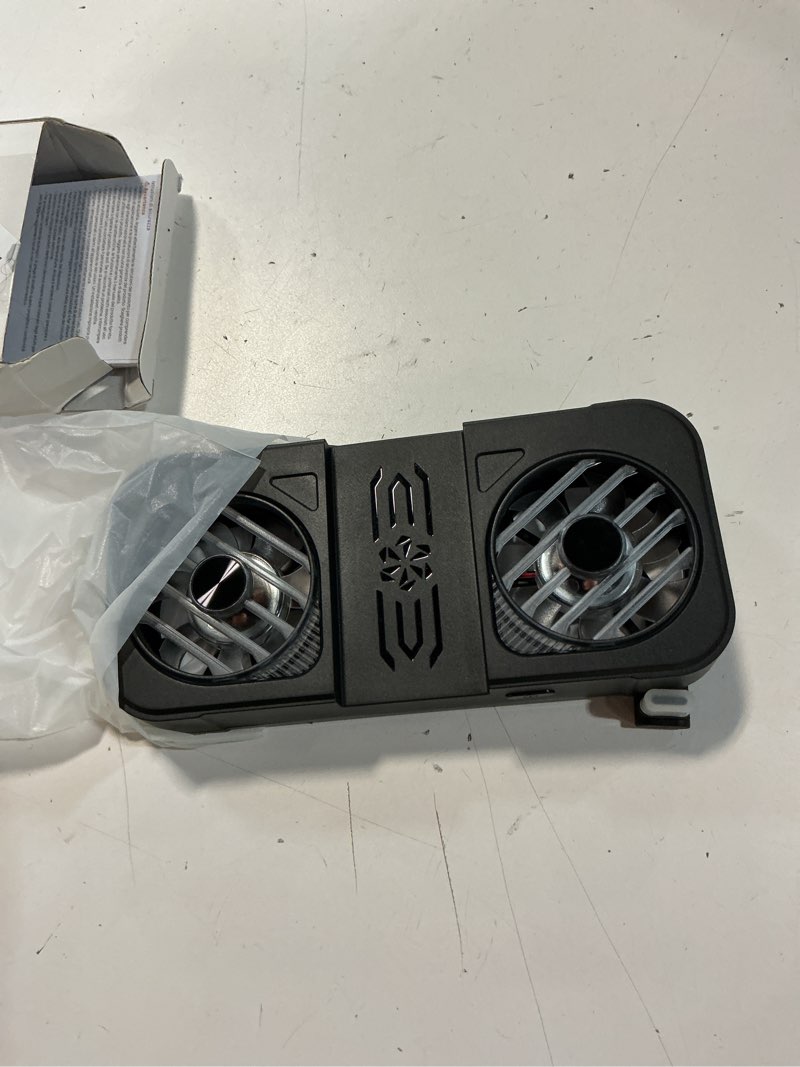 Condition photo showing Good Condition for jsaux cooling fan compatible with jsaux pc0111 rog ally x modcase, dual silent rgb fans for heat dispersion, with 65° expandable stand, usb-c powered game console cooler