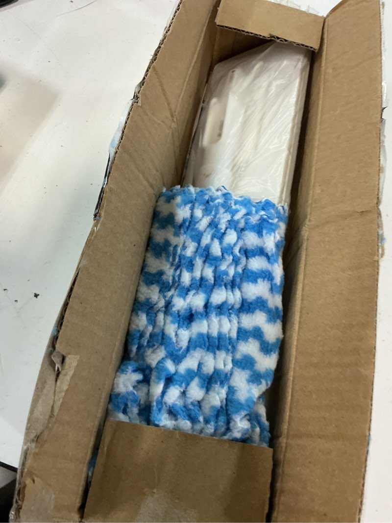 Condition photo showing New/Like New for snap grip mini mop, zero touch no wash lazy mop with one-click cloth change, compatible with face towels, adjustable for wet/dry floors, tile, hardwood, corners (10 reusable cloths) 1*mop+10*cloth
