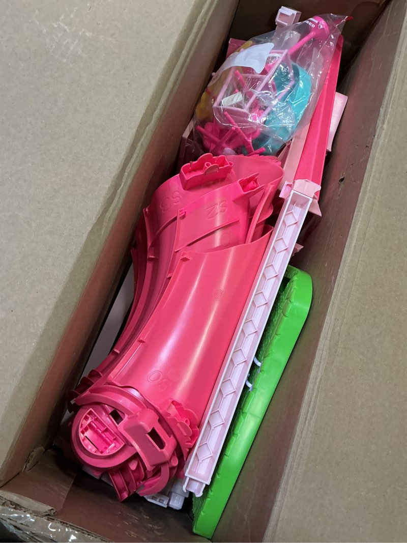 Condition photo showing As Is for Barbie Dreamhouse Pool Party Doll House with 75+ pc, 3 Story Slide: Adult Assembly, Fits 12 Inch Dolls