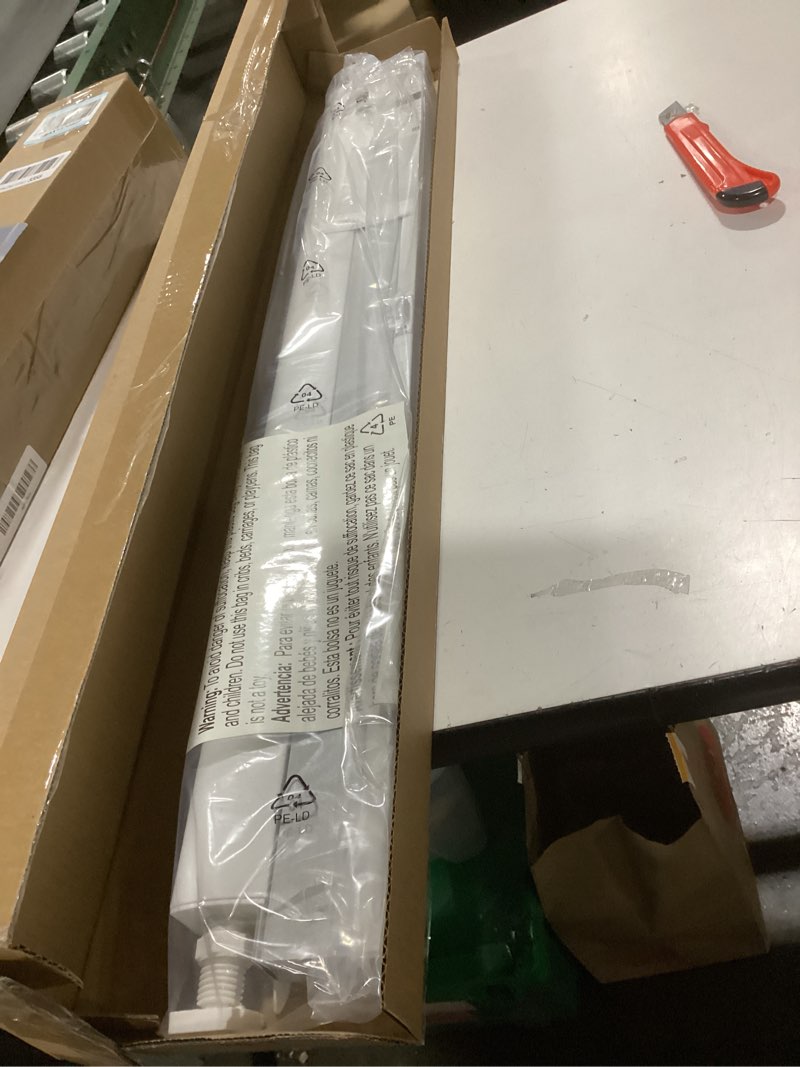 Condition photo showing New/Like New for LazBlinds No Tools No Drill Cordless Cellular Shades, Blackout Light Blocking Honeycomb Shades for Home, Thermal Insulation Blinds for Windows, 32" W x 48" H, White Blackout-white 32" W x 48" H