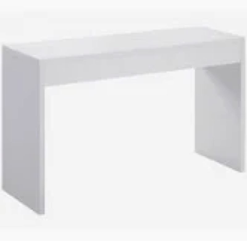 Convenience Concepts Northfield Hall Console Desk Table, 48(L) x 15.5(W) x 28"(H), Black
