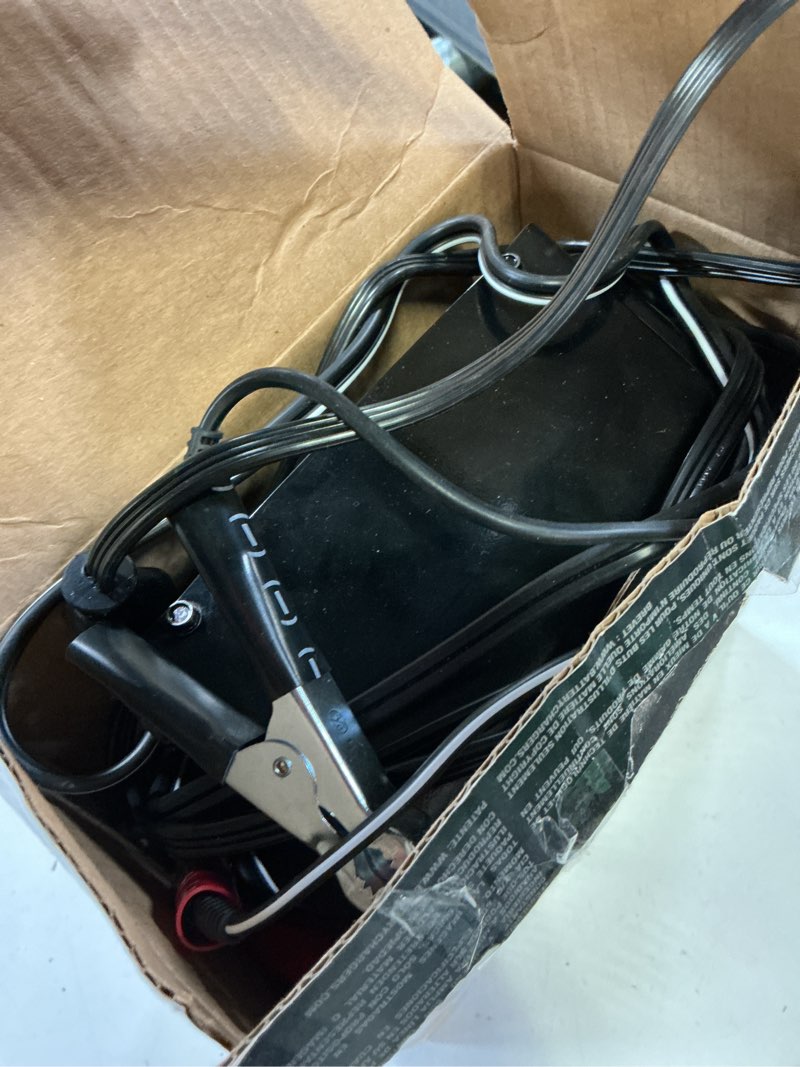 Condition photo showing As Is for schumacher electric 8-amp 6/12-volt car battery charger
