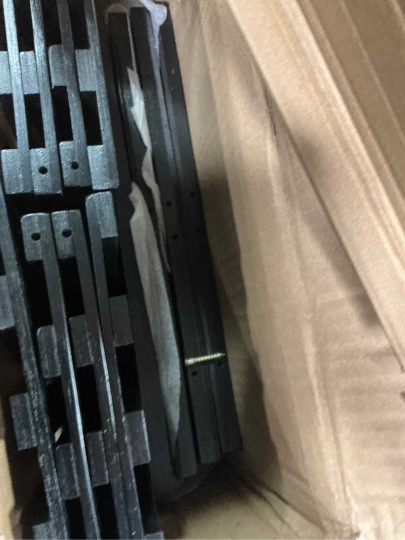 Condition photo showing Good Condition for SpaceAid 6 Tier Rotating Bookshelf Tower, Bamboo Spinning Book Shelf, Revolving 360 Bookcase Storage Swivel Round Carousel, Vertical Rotate Turning Spiral Corner Organizer (6-Tier Black) 6 Tier, 67.5" H Black