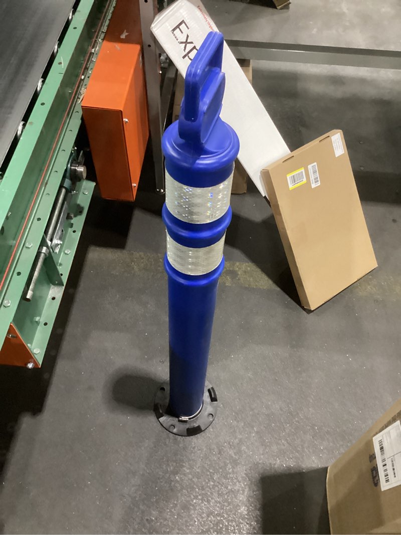 Blue reflective cone 