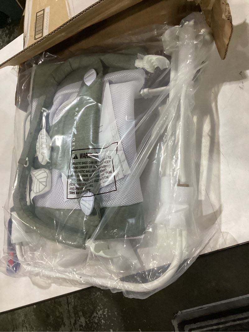 Condition photo showing Good Condition for baby delight highland baby bouncer | infant | 0 – 6 months | 3-position recline | sage tweed