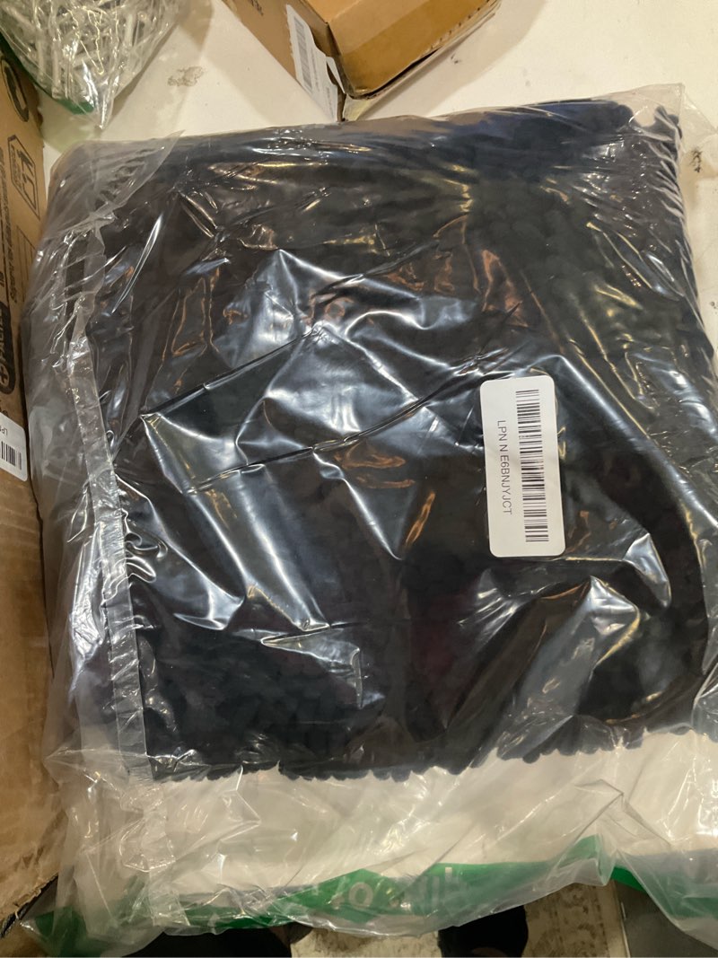Condition photo showing Good Condition for olanly bathroom rugs 34x21, extra soft absorbent chenille bath rugs, rubber backing quick dry, machine washable bath mats for bathroom floor, tub and shower, home decor accessories, black 34" x 21" black