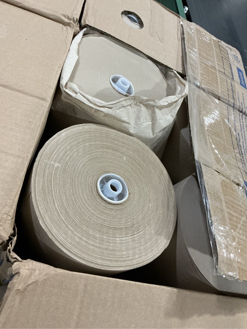 Condition photo showing Good Condition for pacific blue basic recycled hardwound paper towel rolls  26301  brown  6 count (800 feet/roll)