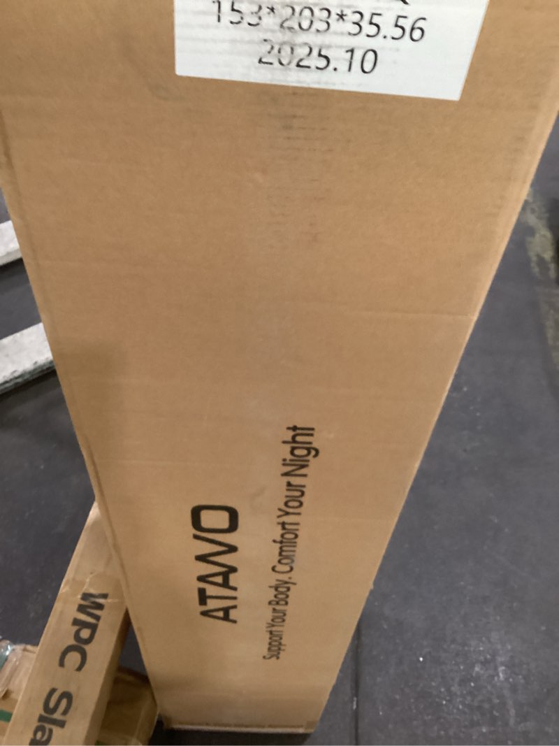 Condition photo showing New/Like New for ATAWO Queen Mattress 14 Inch, Hybrid Mattress with Individual Pocket Springs and Memory Foam for Bac